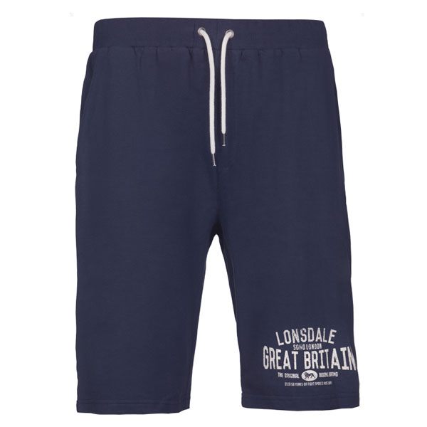 Pantalon corto Lonsdale cuadros azul