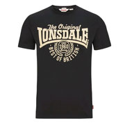 Camiseta LONSDALE BETHERSDEN Men Strech T-Shirt BLACK