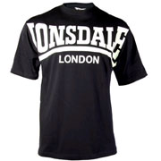 LONSDALE T-Shirt YORK Black 118015 - Lonsdale London