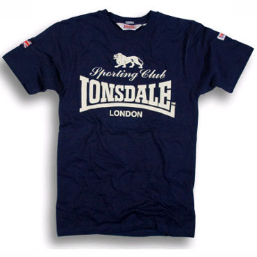LONSDALE Sporting Club Navy T-Shirt
