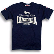LONSDALE Sporting Club Navy T-Shirt