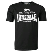 LONSDALE SPORTING CLUB T-Shirt Black 118018 - Lonsdale London