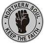 NORTHERN SOUL Keep the Faith Pin Metalico / Metal Pin 1