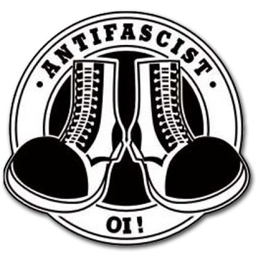 Anti Fascist Oi! pin metalico The Oppressed