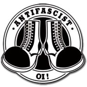 Anti Fascist Oi! pin metalico The Oppressed