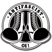 Anti Fascist Oi! Metal Pin The Oppressed