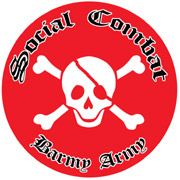 SOCIAL COMBAT Barmy Army Parche