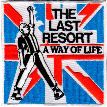 Artwork for LAST RESORT Skinhead Anthems Embroidery Patch