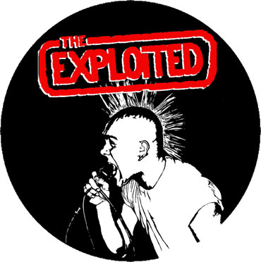 THE EXPLOITED Wattie Pegatina PVC / PVC Sticker