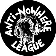 ANTI NOWHERE LEAGUE Logo Pegatina PVC / PVC Sticker