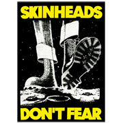 SKINHEADS DON´T FEAR Pegatina / Sticker