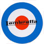 LAMBRETTA Mod Target Redonda Pegatina / Sticker 1