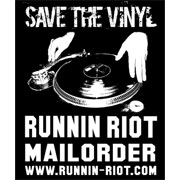 RUNNIN RIOT Save the Vinyl 1 Sticker / Pegatina PVC