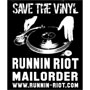 RUNNIN RIOT Save the Vinyl 1 Sticker / Pegatina PVC 1