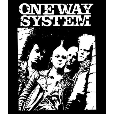 ONE WAY SYSTEM Band Sticker / Pegatina PVC