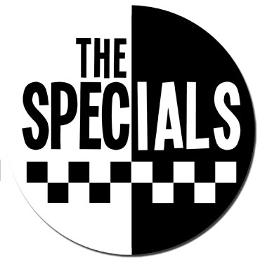 THE SPECIALS Circle Two Tone Pegatina / Sticker