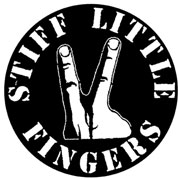 STIFF LITTLE FINGERS Two Fingers Pegatina / Sticker