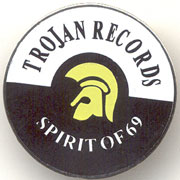 TROJAN RECORDS Pin Metalico / Metal Pin