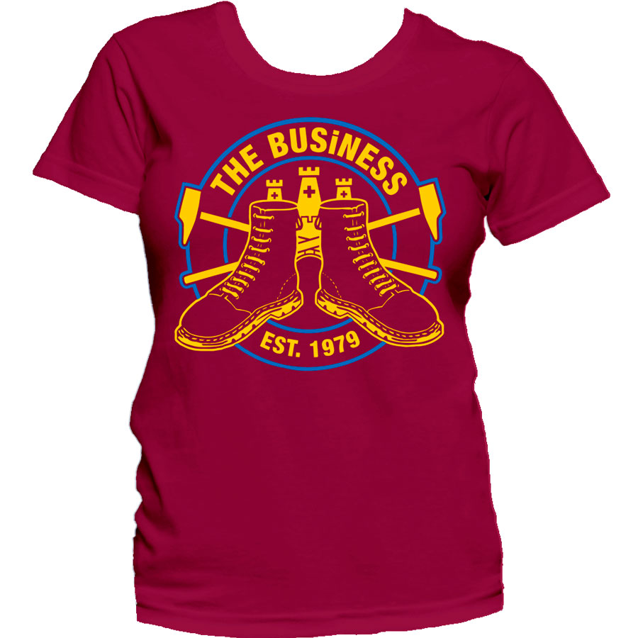 BUSINESS Westham Boots Oxblood GIRL T-shirt