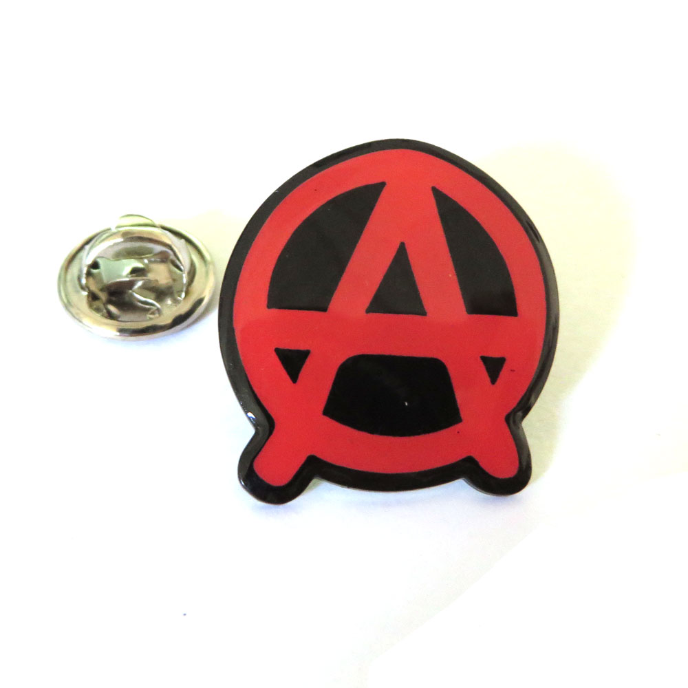 ANARCHY Red Pin Metálico 1