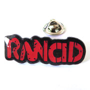 RANCID Logo Red Metal Pin