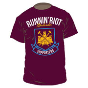RUNNIN RIOT MAILORDER Westham T-shirt Camiseta