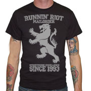 RUNNIN RIOT Crest 1993 T-shirt / Camiseta Negra