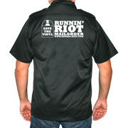 RUNNIN RIOT Save the Vinyl shirt Black