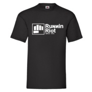 RUNNIN RIOT New Logo 2 Camiseta negra