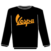 VESPA 60s Sudadera s/cap Negra