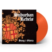 Cover for SUBURBAN REBELS Sang i Glòria EP in orange vinyl