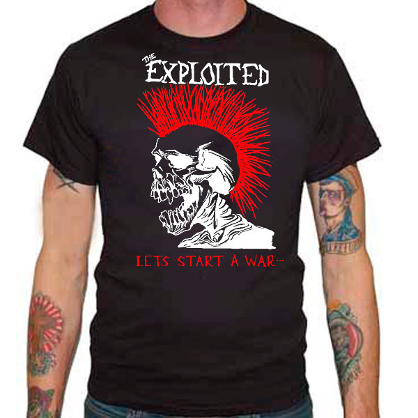 Artwork for THE EXPLOITED Let's Start a War NEW T-shirt 1
