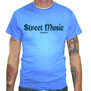 STREET MUSIC Camiseta Azul Celeste