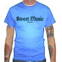 STREET MUSIC Sky Blue T-Shirt 1