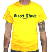 STREET MUSIC Camiseta Amarilla