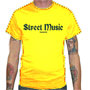 STREET MUSIC Camiseta Amarilla 1
