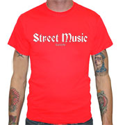 STREET MUSIC Camiseta Roja