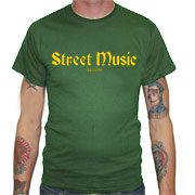 STREET MUSIC Green T-Shirt