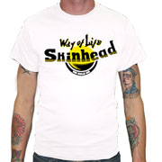 SKINHEAD Dr Martens Style T-shirt / Camiseta Blanca