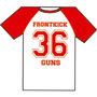 FRONTKICK 36 Guns Tshirt Roja M/C 1