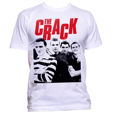 THE CRACK Band Man T shirt White T shirt