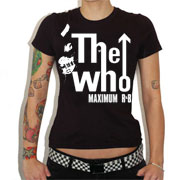 THE WHO Pete Guitar GIRL mod T-shirt