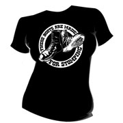 THESE BOOTS ARE MADE FOR STOMPING GIRL T-shirt