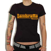 LAMBRETTA T-shirt Negra chica