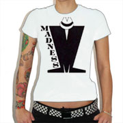 MADNESS Logo White GIRL T-shirt / Camiseta Chica