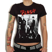 THE CLASH 1st album Camiseta chica punk