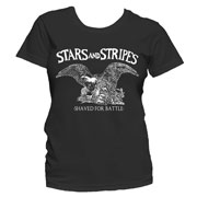 STARS AND STRIPES Eagle GIRL T-shirt Black Camiseta Negra Chicas