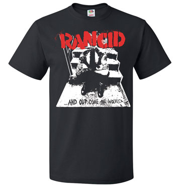 RANCID And out comes the wolves tshirt artwork