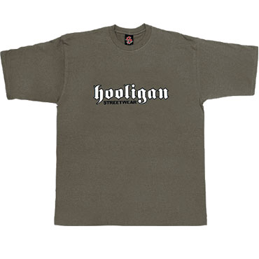 TS OLD SCHOOL Camiseta Verde Oliva / T-shirt HOOLIGAN STREETWEAR