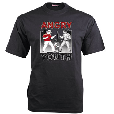 TSL Youth Slimfit Black T-shirt - Hooligan Streetwear